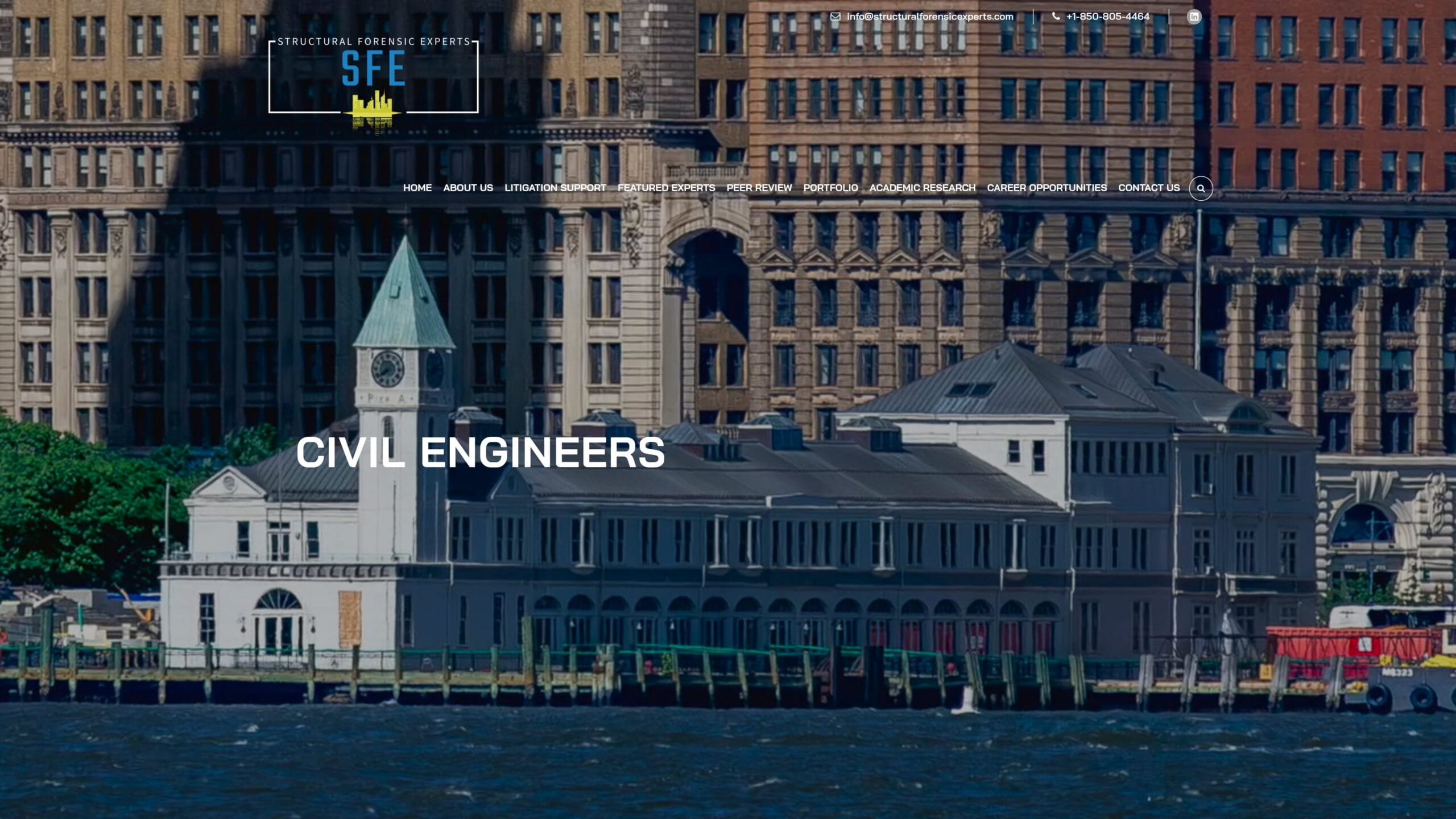 Structural Forensic Experts – Corporate WordPress Website