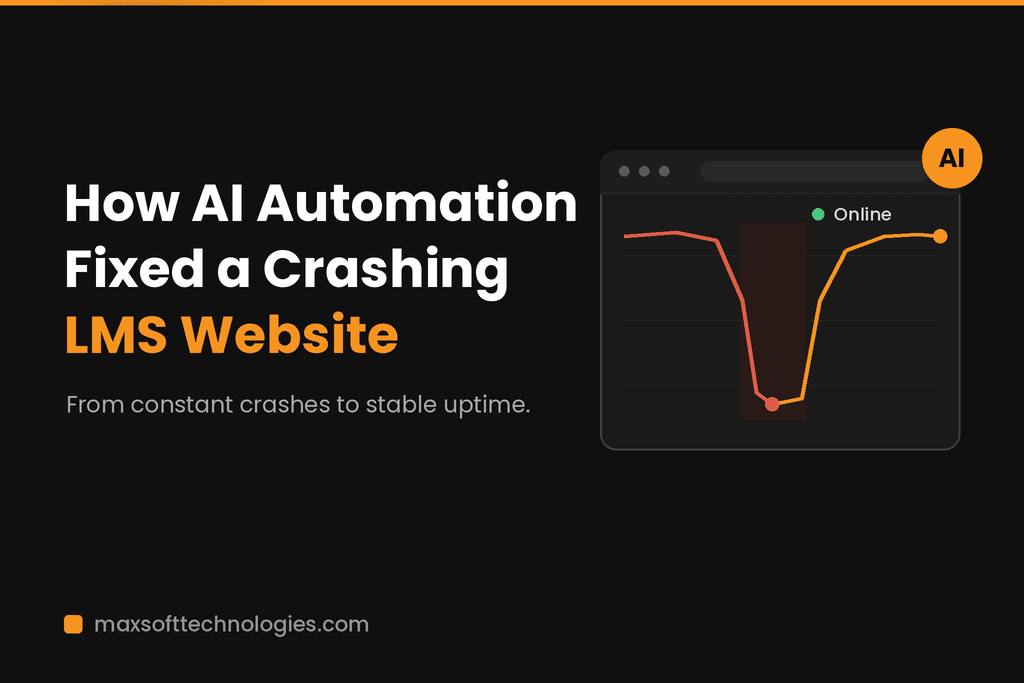 How AI Automation Fixed a Crashing LMS Website