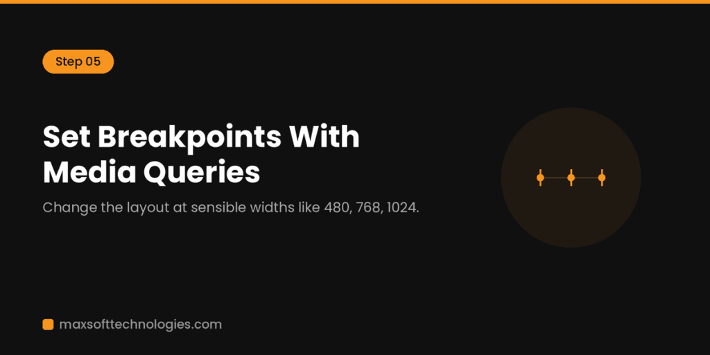 Set Breakpoints With Media Queries