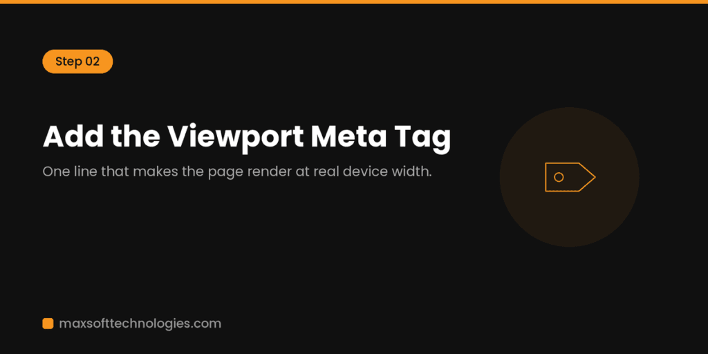Add the Viewport Meta Tag